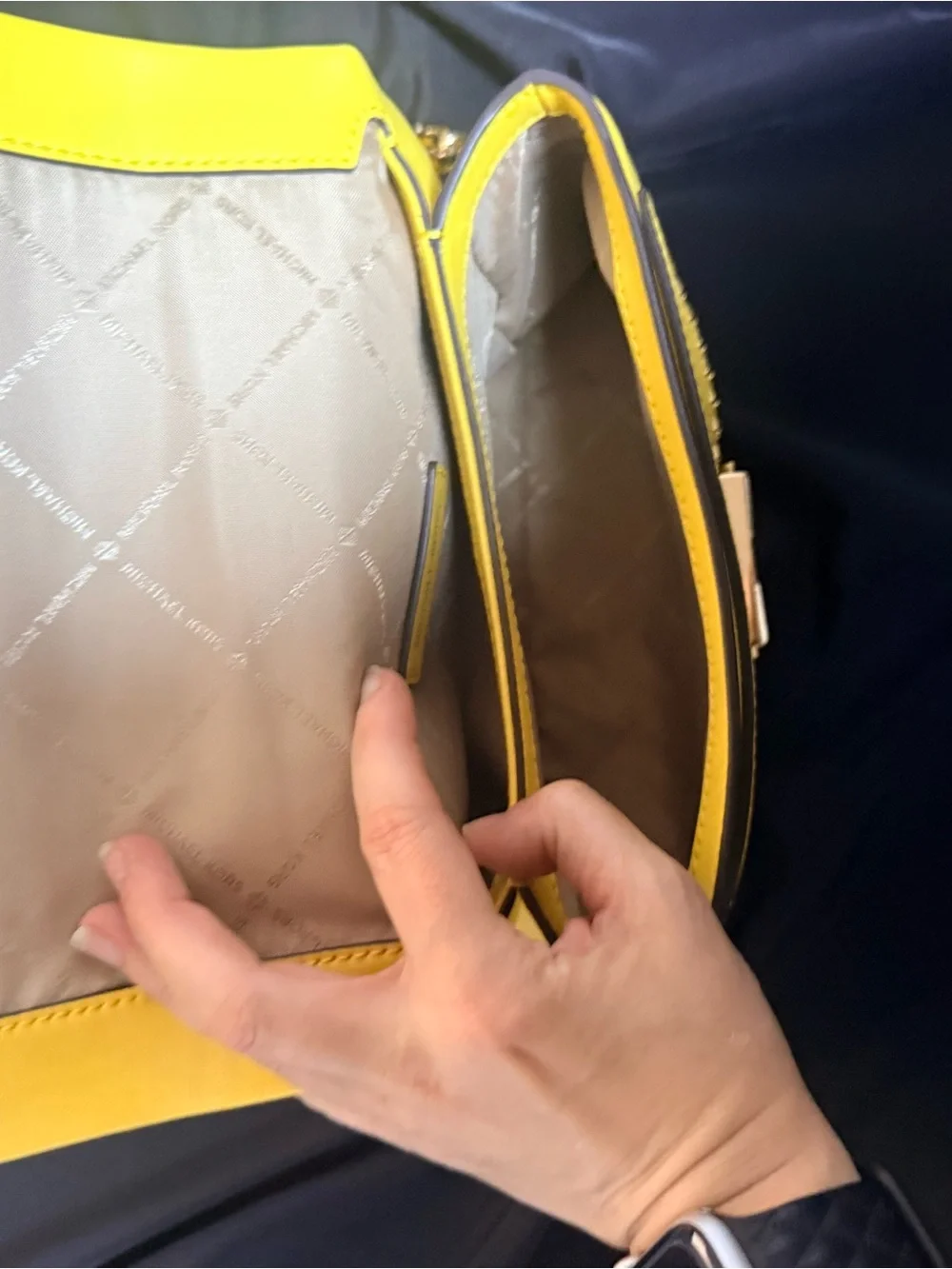 Michael Kors vibrant yellow